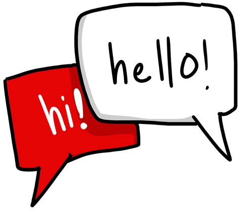 Hello Clipart