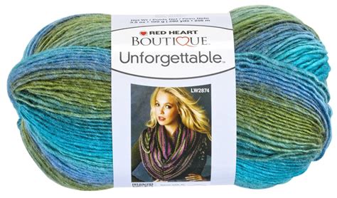 Red Heart Boutique Unforgettable Yarn in Tidal Self Striping