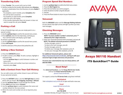 Avaya Phone System User Guide