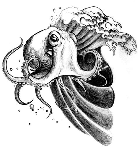 Tattoo Tako Octopus 3 by dvampyrelestat on DeviantArt