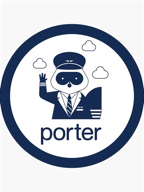 "Porter Airlines mascot" Sticker by peteroldfield | Redbubble