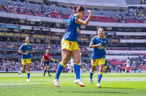 América femenil vence al Real Madrid en el Azteca | elahuizote