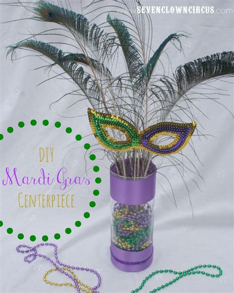 9 Easy DIY Mardi Gras Centerpieces - Heather Roberts