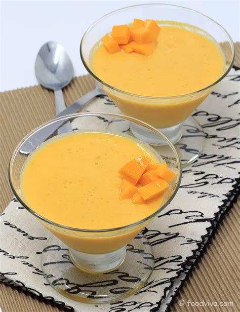 Fresh Mango Pudding Recipe - The Best Mango Dessert You'll Ever Make