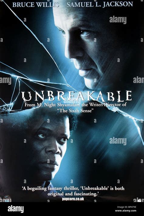 SAMUEL L. JACKSON & BRUCE WILLIS POSTER UNBREAKABLE (2000 Stock Photo, Royalty Free Image ...