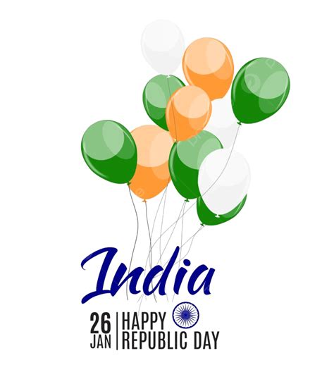 India Republic Vector Hd Images, Happy India Republic Day26 January, Day26, Celebration ...