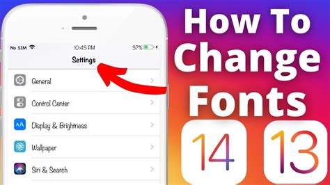 How To Change Fonts On iOS 14-14.3 Stylish Fonts For iPhone & iPad - YouTube