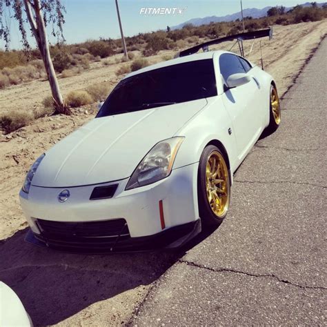 2003 Nissan 350Z Base with 19x9.5 Aodhan DS02 and Pirelli 265x35 on ...