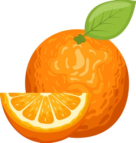 Delicious orange fruit clipart design illustration 9400393 PNG