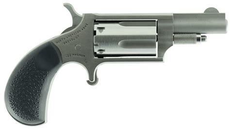 NAA 22MGRC Mini-Revolver Revolver Single 22 Mag 1.63″ 5 Rd Black Rubber ...