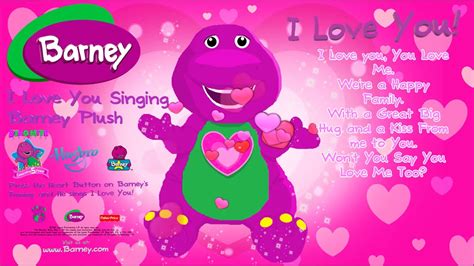 Singing I Love you Barney Plush (My New Toy Version) [2021] - YouTube