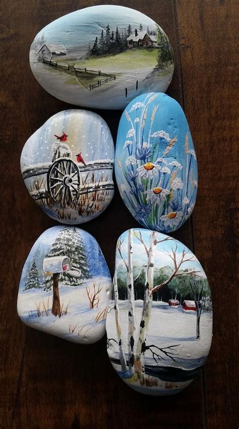 Landscape rocks #landscapearchitecture | Stone painting, Painted rocks, Pebble art