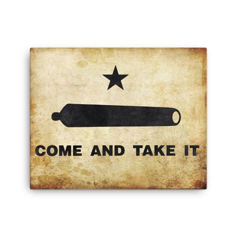 Come and Take It - 16"x20" Canvas Print – F-Bomb Morale Gear