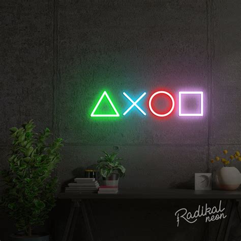 PlayStation Neon Sign | Play on Player Sign | Radikal Neon