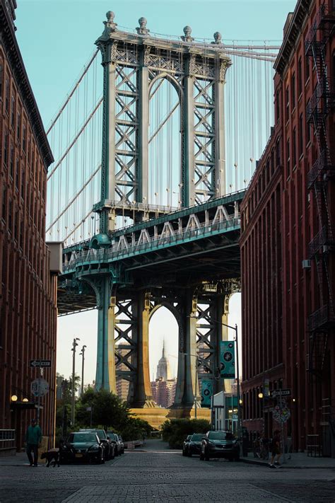 Manhattan Bridge at Sunrise | Manhattan bridge, Bridge wallpaper, Bridge