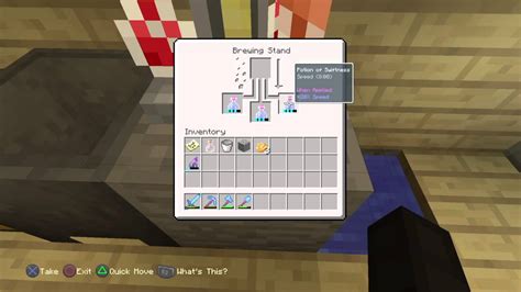 Minecraft: PlayStation 4 how to make a speed potion - YouTube