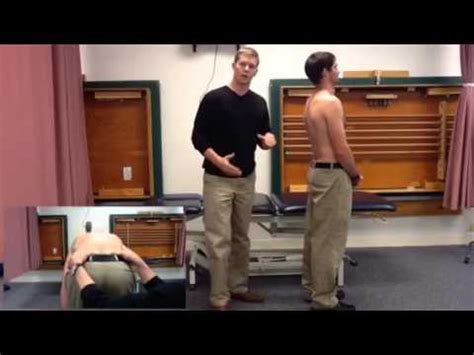 Standing Forward Flexion Test - YouTube