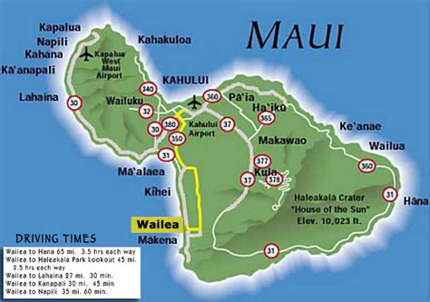 Maui Wailea & Ekahi Maps & Resort Info Activities: Wailea Ekahi Ocean ...