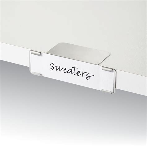 Shelf Clip Labels | The Container Store