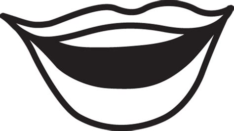 Lips Clipart Black And White