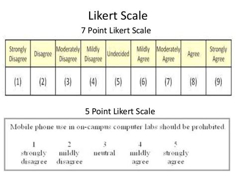 7 Point Likert Scale Examples