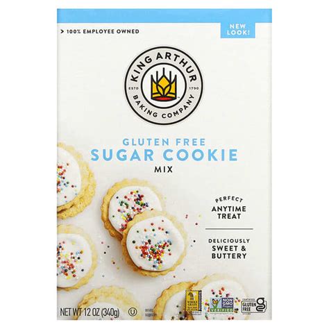 King Arthur Flour, Gluten Free Sugar Cookie Mix, 12 oz (340 g)