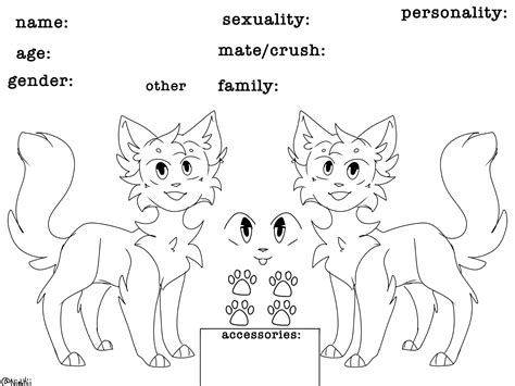 sO i decided to redo the cat ref sheet i did last year. Anyone can use this, just please credit ...