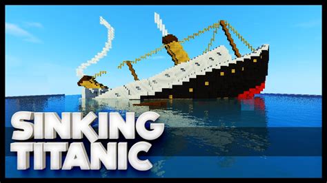 Minecraft - Sinking Titanic - YouTube