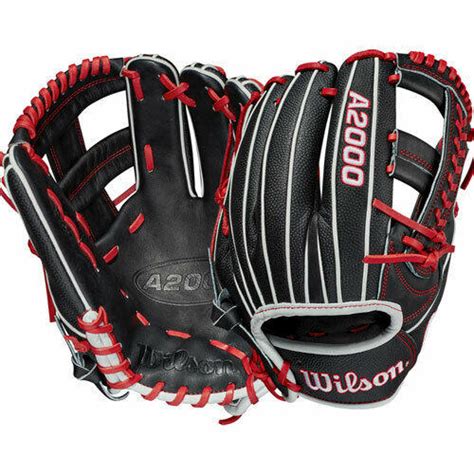 Wilson A2000 Superskin Black/Red 11.75" | SidelineSwap