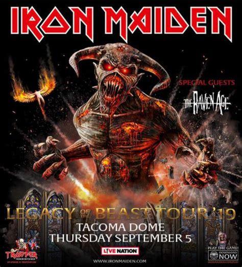 CONCERT REVIEW: IRON MAIDEN - LIVE AT THE TACOMA DOME, SEPTEMBER 5, 2019 - NO CLEAN SINGING