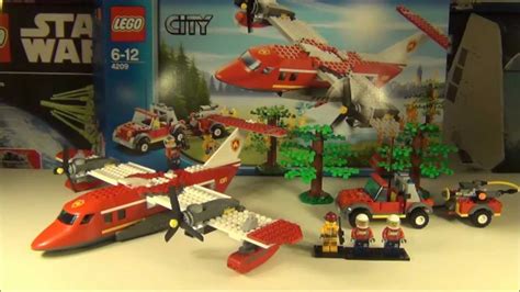 Lego City Fire Plane Set 4209 review - YouTube