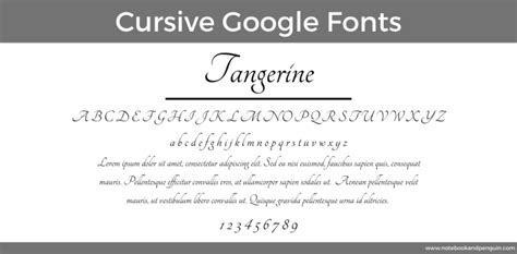 25 Best Cursive Google Fonts (With Examples)