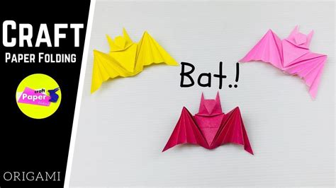 How to Make a Bat ? | Easy Paper Bats | How to Make a Paper Bat ...