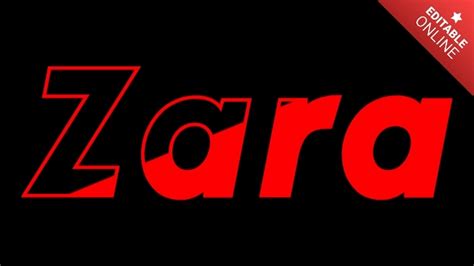 Zara | Text Effect Generator