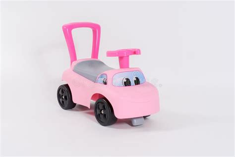 Pink toy car for kids stock image. Image of little, driving - 36631251