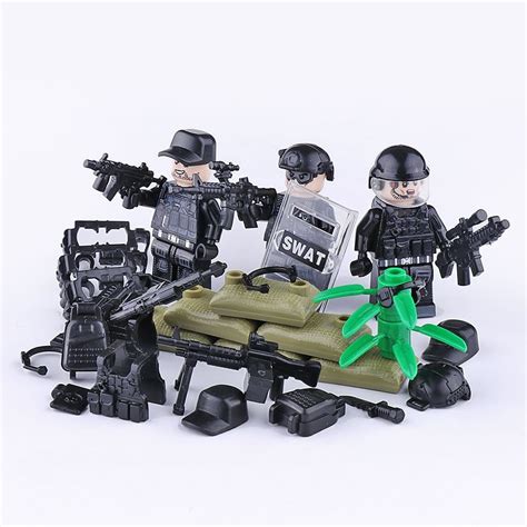 City Swat Police Lego Minifigures Compatible Toy
