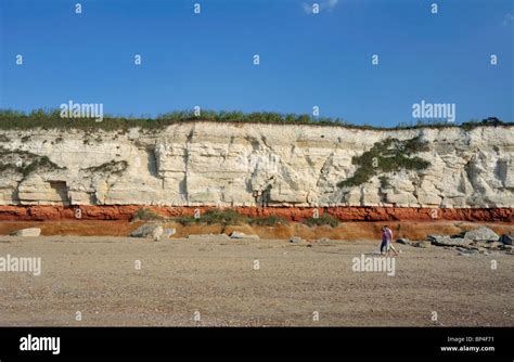 Hunstanton cliffs in Norfolk Stock Photo - Alamy