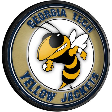 The Fan-Brand Georgia Tech Mascot Round Slimline Lighted Sign | Academy