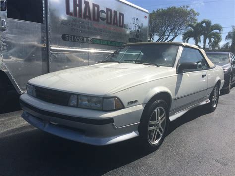 1989 CAVALIER Z24 CONVERTIBLE, CHEVY CONVERTIBLE, CLASSIC, CHEVROLET