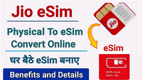 jio esim activation online at home | how to convert jio sim to esim in iphone | esim jio ...