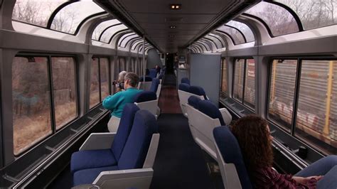 Observation Lounge car on Amtrak Capitol Limited - YouTube