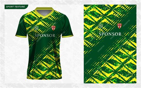 Premium Vector | Jersey pattern grunge style with mockup for ...