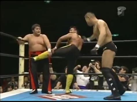 Picture of Shinya Hashimoto & Naoya Ogawa vs. Keiji Mutoh & Toshiaki Kawada (2003/7/6)