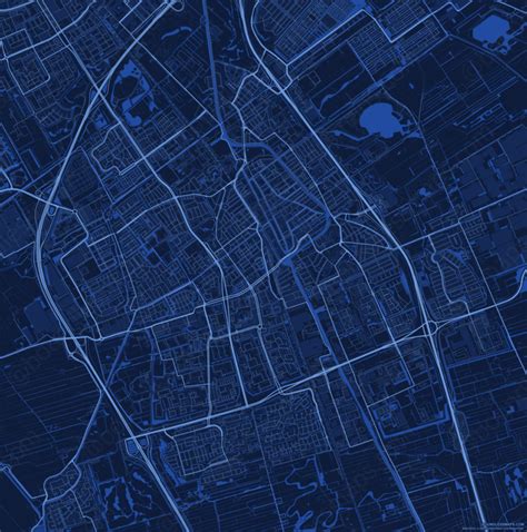 Delft - Dark Blue Vector Map | Boundless Maps