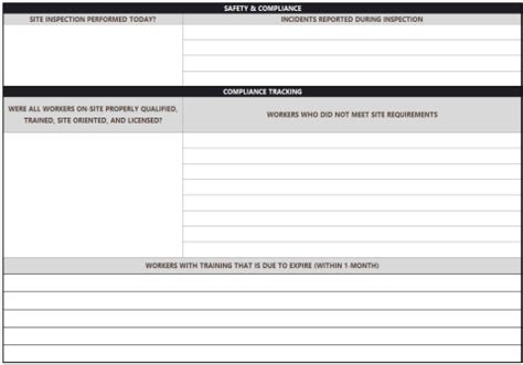 Construction Daily Report Template: Reporting Made Easy - myComply