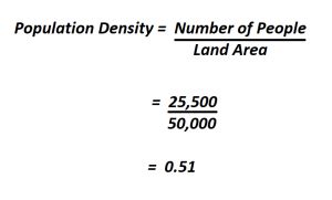 How to Calculate Population Density.