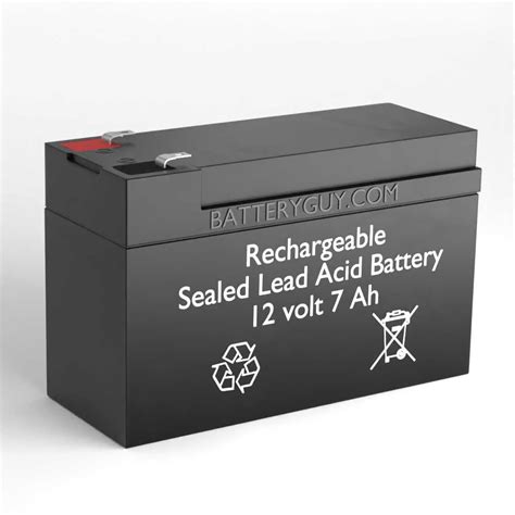 12v 7Ah Rechargeable Sealed Lead Acid Battery - BG-1270F1 - Walmart.com - Walmart.com