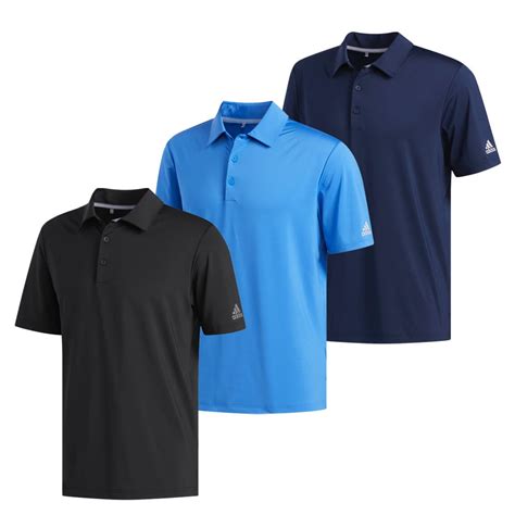 Adidas Ultimate365 Solid Crestable Polo Shirt - Discount Golf Apparel/Discount Men's Golf Polos ...