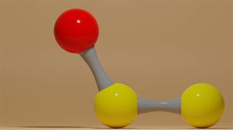 Disulfur Monoxide Molecule S2O model - TurboSquid 1722134