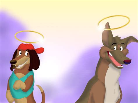 All Dogs go to Heaven wallpape by SlashBluedog on DeviantArt